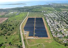 Solar panels in Puerto Rico.