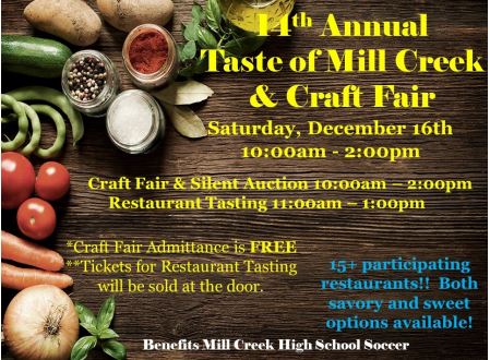 14th Annual Taste of Mill Creek and Craft Fair