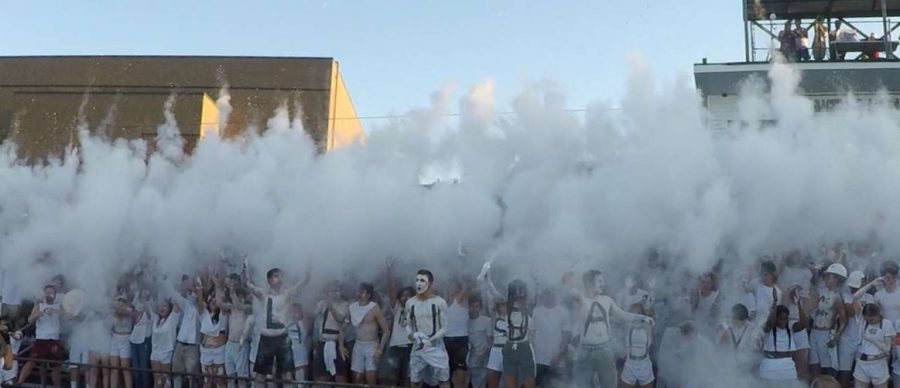 The Creeks Freeks cheering on the football team at Dacula