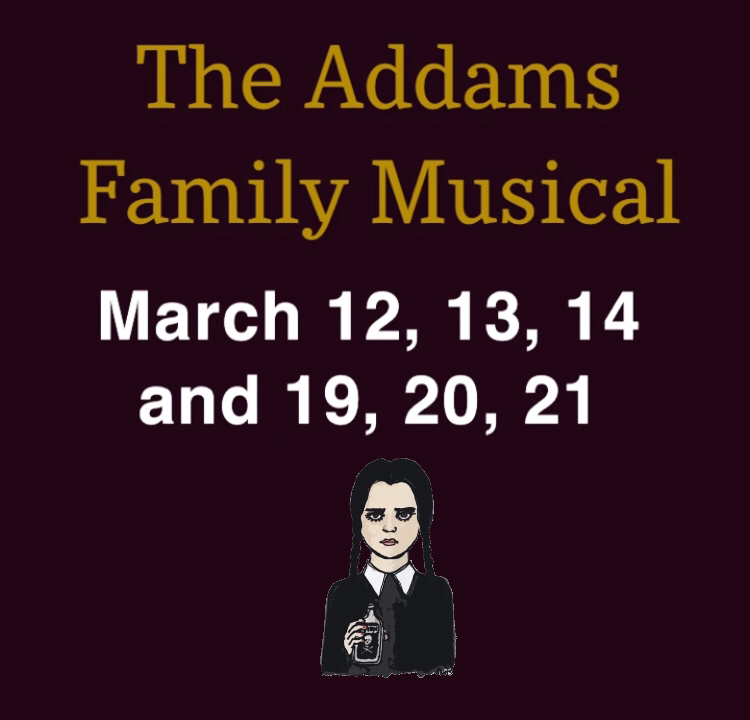 The Addams Family previous to the school closing planned dates.