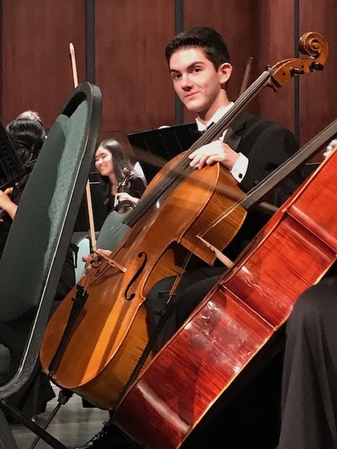 Tyler Gemmell playing at last years All State Orchestra.