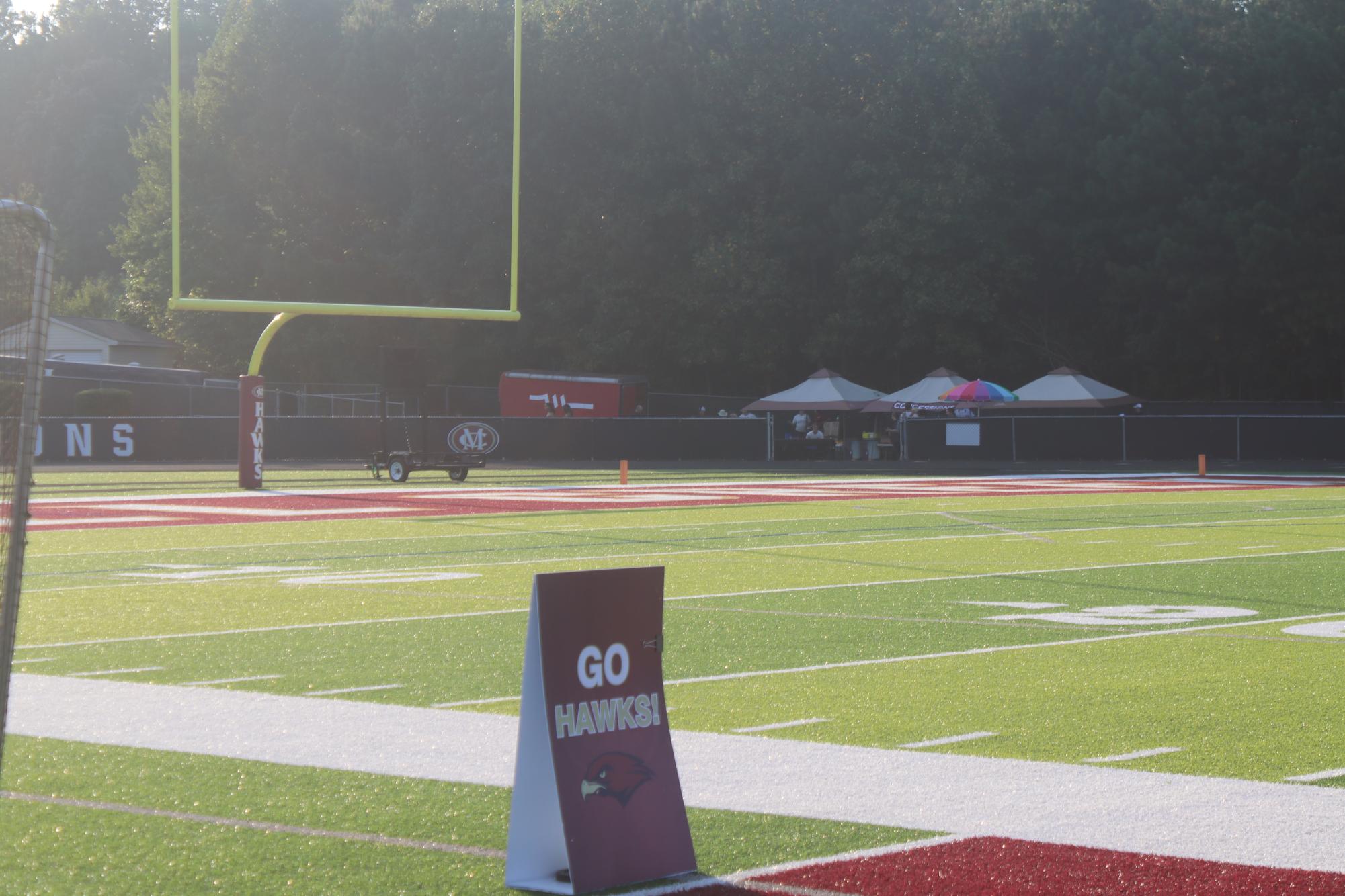 Markham Field before the America Out game.