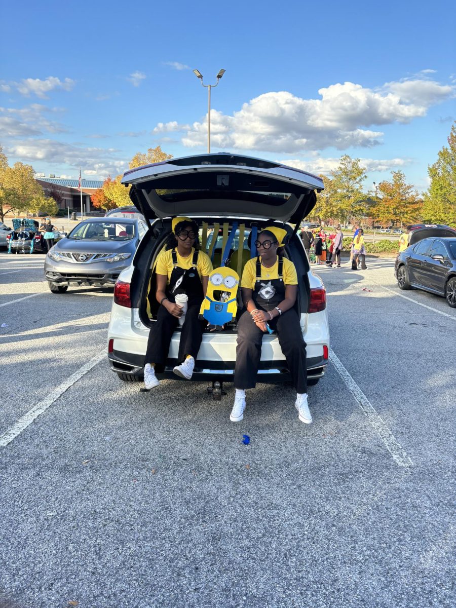 Minions themed trunk at Mill Creeks 2023 Trunk or Treat.