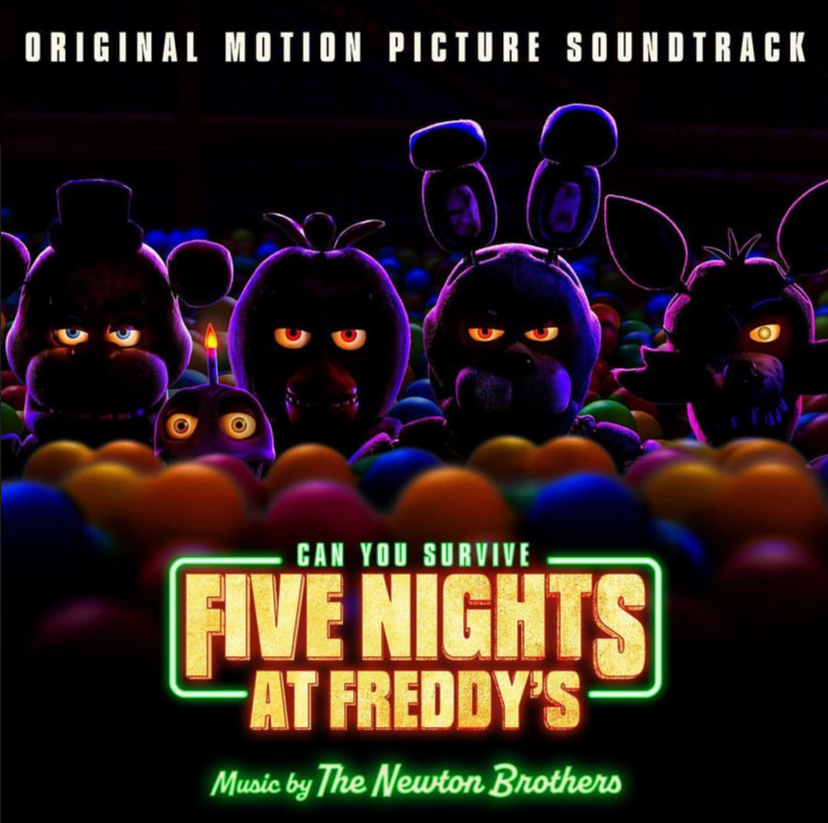 Five Nights at Freddy's movie poster released into theaters and Peacock on October 27th, 2023.