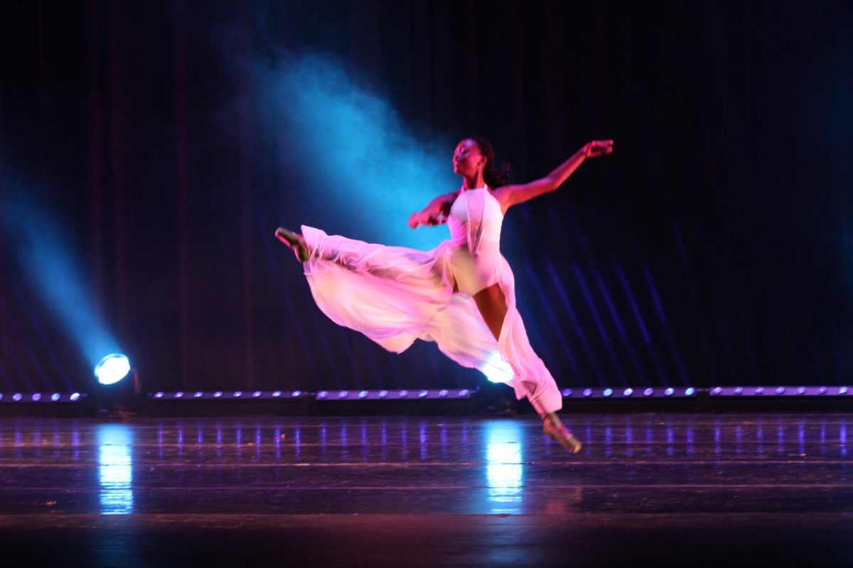 Xaria Holt, 12, performing to, "Almost There," by Anika Noni Rose during the first act of the 2024 Spring Dance Show. 