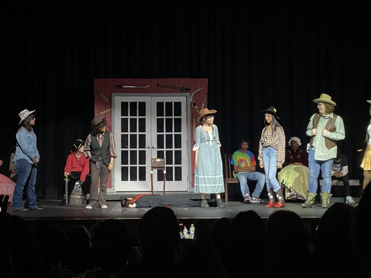 Reckless Cowboy, played by Varyn Leaf, 9, as she introduces the audience to her family. 